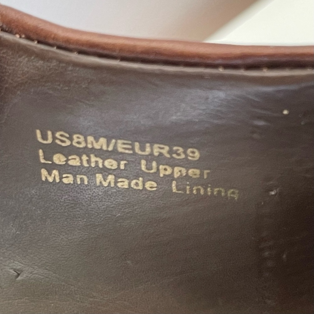 VIA SPIGA BROWN LEATHER WEDGE SANDALS - Picture 12 of 12